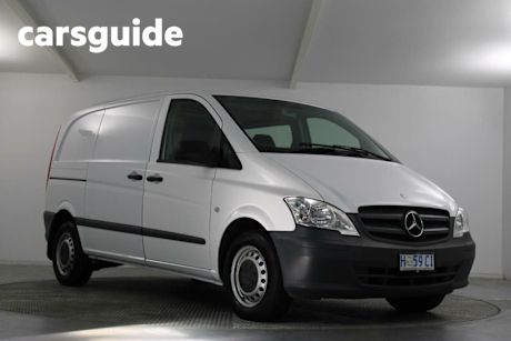 White 2013 Mercedes-Benz Vito Van 113CDI SWB