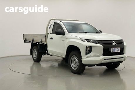 White 2021 Mitsubishi Triton Cab Chassis GLX (4X2)