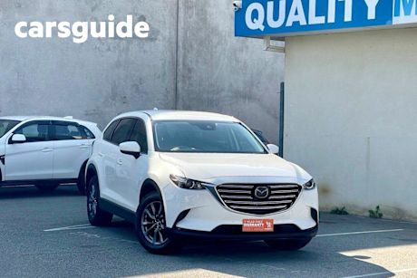 White 2019 Mazda CX-9 Wagon cx9 TC touring, wagon, 5 doors, sports automatic,2.5 Ltr, 4