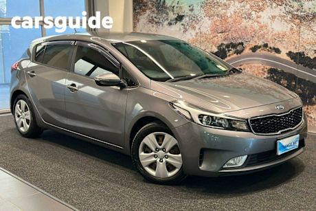 Grey 2018 Kia Cerato Hatchback S