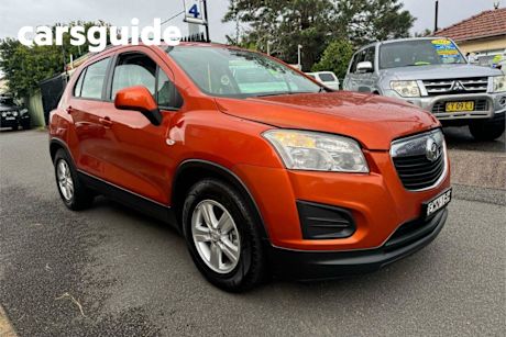 Orange 2014 Holden Trax Wagon LS