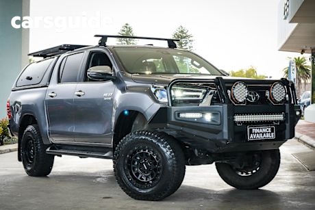 Grey 2022 Toyota Hilux Double Cab Pick Up SR5 + Premium Interior (4X4)