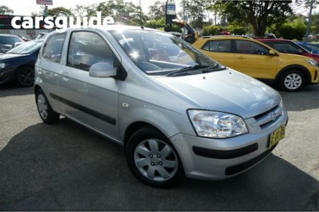Silver 2005 Hyundai Getz Hatchback XL