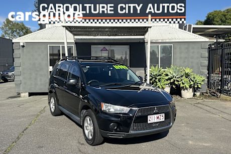 Black 2010 Mitsubishi Outlander Wagon LS