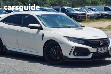 White 2018 Honda Civic Hatchback Type R