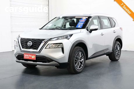 Silver 2023 Nissan X-Trail Wagon ST (4WD) 7 Seat