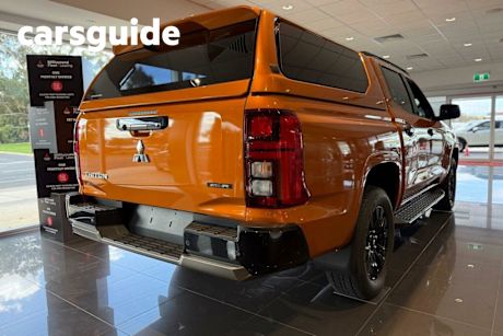 Orange 2024 Mitsubishi Triton Ute Tray GSR Pick-up Double Cab 4x4