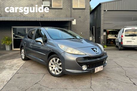 Grey 2011 Peugeot 207 Hatchback Sportium