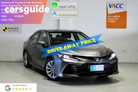 Grey 2022 Toyota Camry Sedan Ascent Hybrid