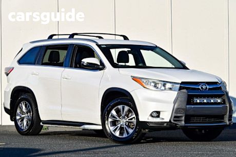 White 2015 Toyota Kluger Wagon GXL (4X4)
