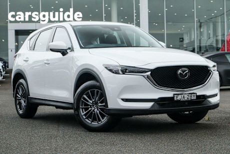 White 2020 Mazda CX-5 Wagon Maxx Sport (awd)