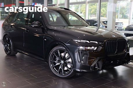 Black 2025 BMW X7 Wagon Xdrive40D M Sport Mhev