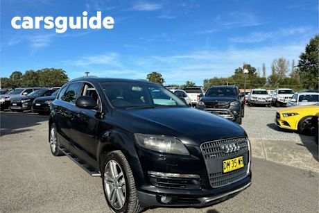 Black 2008 Audi Q7 Wagon 3.0 TDI Quattro