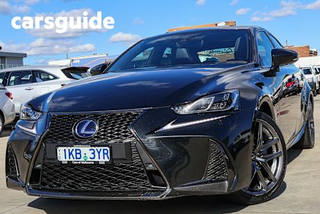 Black 2018 Lexus IS300H Sedan F Sport Hybrid