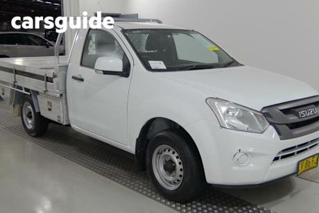 White 2019 Isuzu D-MAX Cab Chassis SX (4X2)