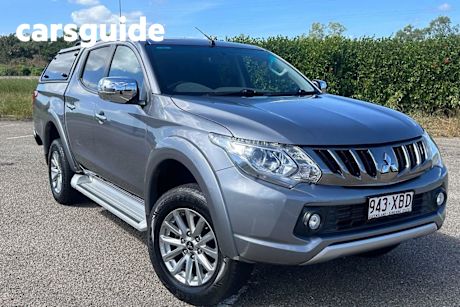 Grey 2016 Mitsubishi Triton Dual Cab Utility GLS (4X4)