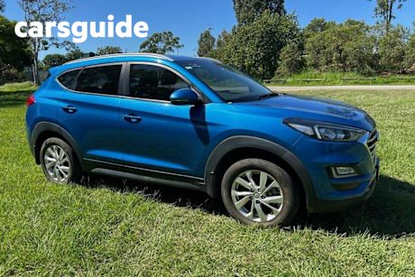 Blue 2019 Hyundai Tucson Wagon Active X (fwd)