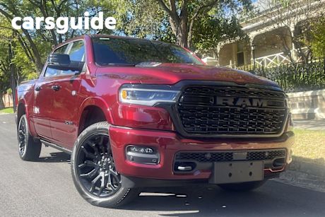 Red 2024 Ram 1500 Limited Ute Tray 1500