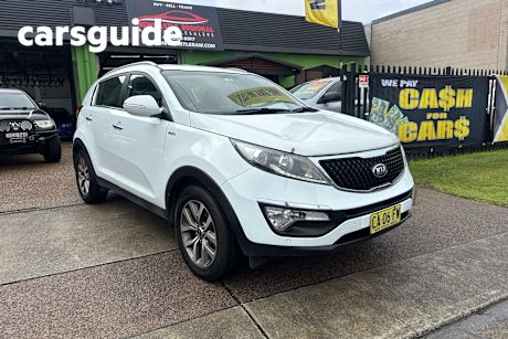 White 2014 Kia Sportage Wagon SLI (awd)