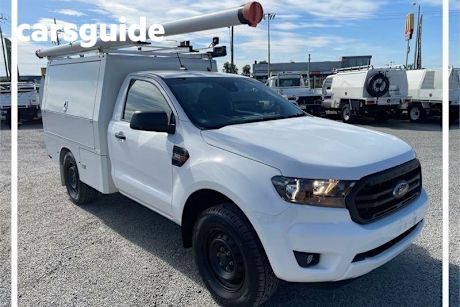 White 2021 Ford Ranger Cab Chassis XL 3.2 (4X4)