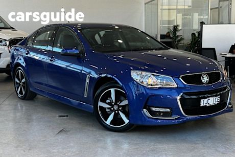 Blue 2017 Holden Commodore Sedan SV6