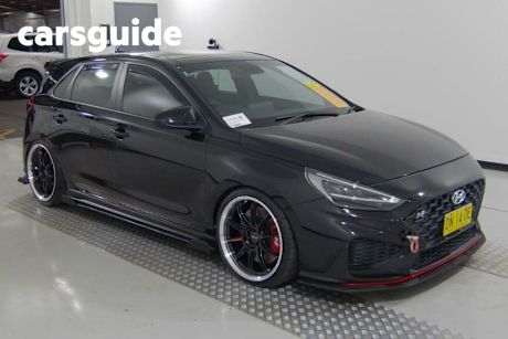 Black 2021 Hyundai I30 Hatchback N Premium With Sunroof