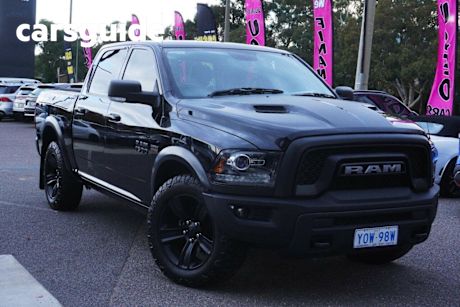 Black 2021 Ram 1500 Crew Cab Utility Warlock Rambox