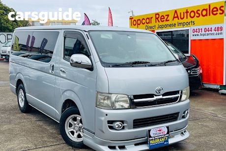 Silver 2008 Toyota HiAce Wagon