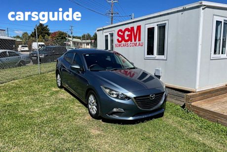 Blue 2016 Mazda Mazda3 Sedan