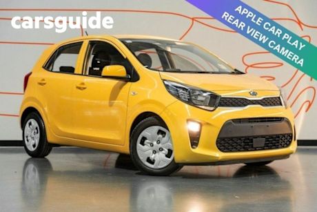 Yellow 2020 Kia Picanto Hatchback S (PE)