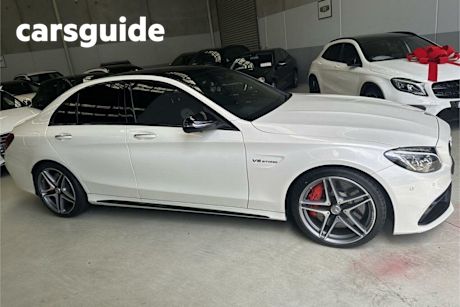 White 2017 Mercedes-Benz C63 Sedan S