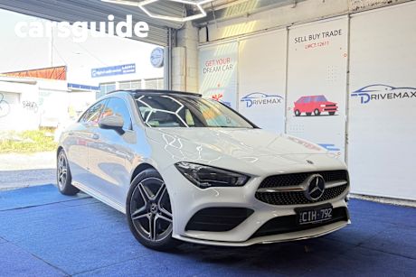 White 2020 Mercedes-Benz CLA Coupe 200