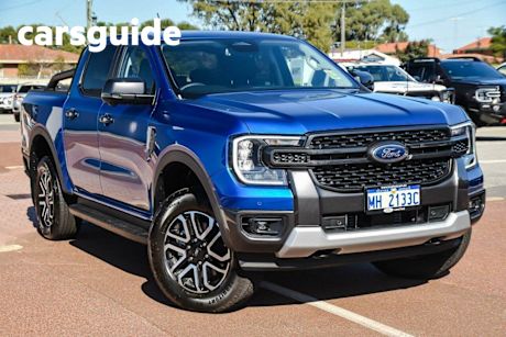 Blue 2024 Ford Ranger Double Cab Pick Up Sport 3.0 (4X4)