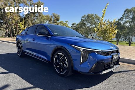 Blue 2024 Kia K4 Sedan GT-Line