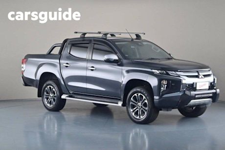 Grey 2019 Mitsubishi Triton Double Cab Pick Up GLS (4X4) Premium
