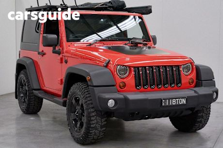 Red 2012 Jeep Wrangler Softtop Sport (4X4)