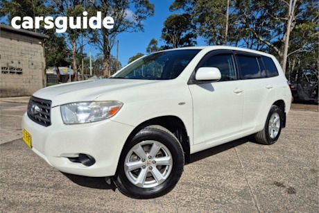 White 2008 Toyota Kluger Wagon KX-R (4X4) 7 Seat