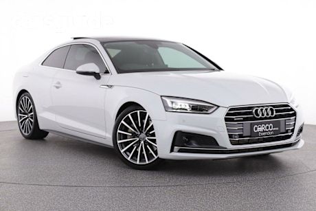 White 2017 Audi A5 Coupe 2.0 Tfsi Quattro S Tronic Sprt