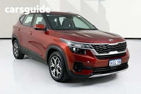 Orange 2021 Kia Seltos Wagon Sport (fwd)