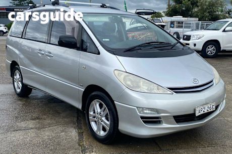 Silver 2003 Toyota Tarago Wagon GLX