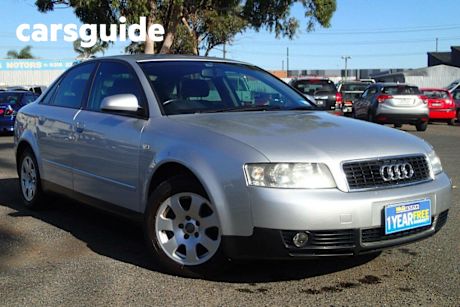 Silver 2002 Audi A4 Sedan 2.0