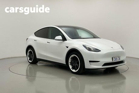 White 2022 Tesla Model Y Wagon Rear-Wheel Drive