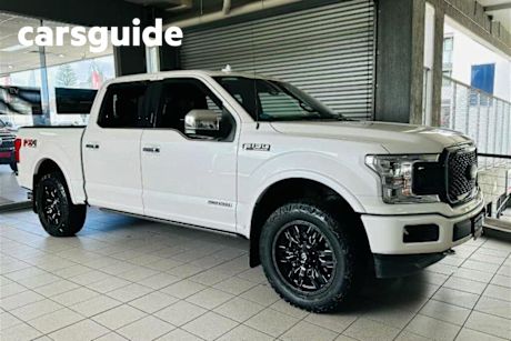White 2018 Ford F150 Ute Tray Platinum