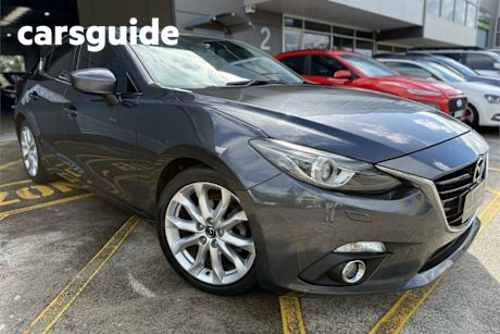 Grey 2015 Mazda 3 Sedan SP25 GT