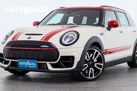 White 2021 Mini Clubman Wagon John Cooper Works Classic