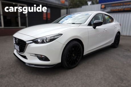 White 2016 Mazda 3 Sedan Maxx