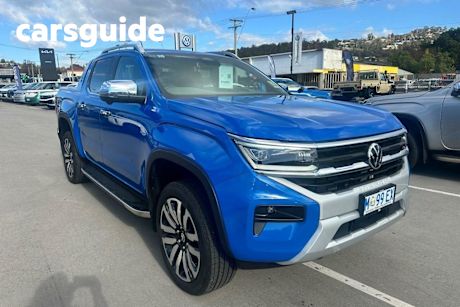 Blue 2024 Volkswagen Amarok Dual Cab Utility Aventura TDI600 4Motion