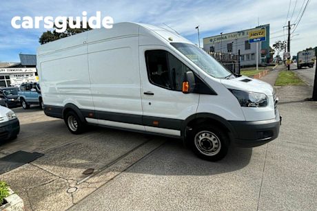 White 2017 Ford Transit Van 470E LWB Jumbo (drw)