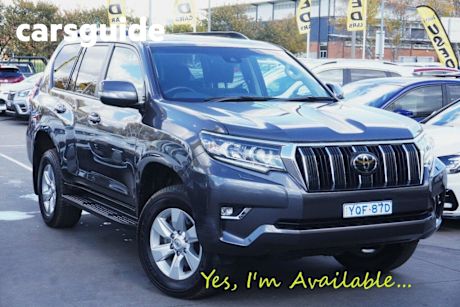 Grey 2021 Toyota Landcruiser Prado Wagon GXL Flat Tailgate