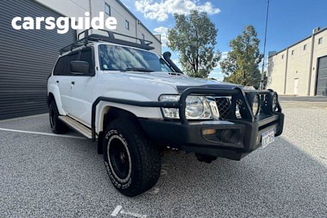 White 2009 Nissan Patrol Wagon ST (4x4) GU VI